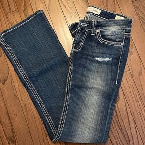 Buckle starlite bootcut jeans
